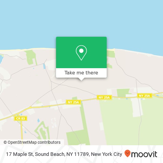 17 Maple St, Sound Beach, NY 11789 map