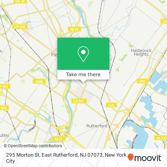 295 Morton St, East Rutherford, NJ 07073 map