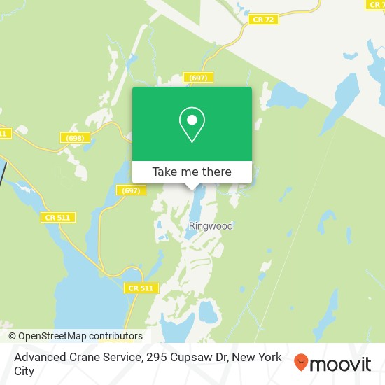 Advanced Crane Service, 295 Cupsaw Dr map