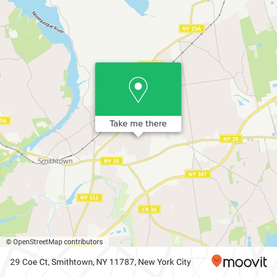 29 Coe Ct, Smithtown, NY 11787 map
