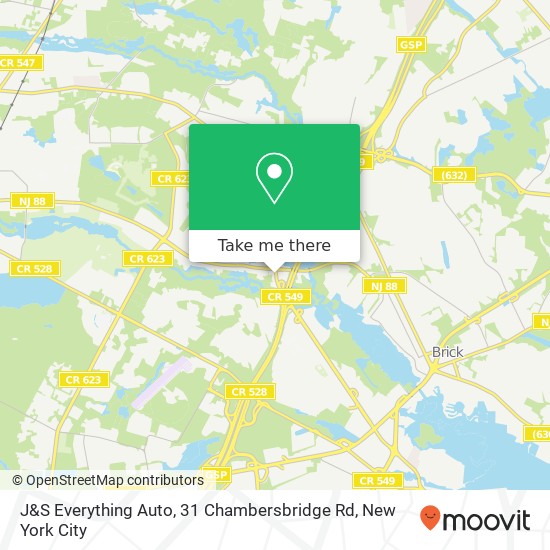 J&S Everything Auto, 31 Chambersbridge Rd map