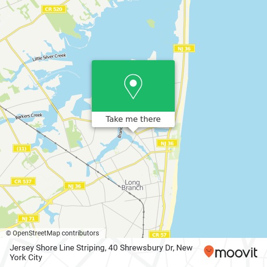 Jersey Shore Line Striping, 40 Shrewsbury Dr map