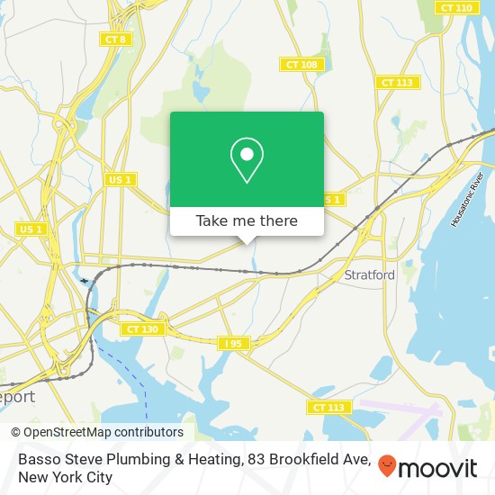 Basso Steve Plumbing & Heating, 83 Brookfield Ave map