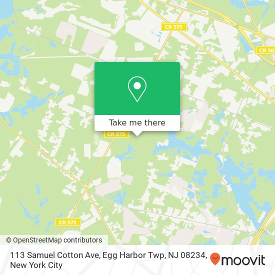 113 Samuel Cotton Ave, Egg Harbor Twp, NJ 08234 map