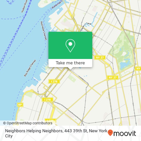 Mapa de Neighbors Helping Neighbors, 443 39th St