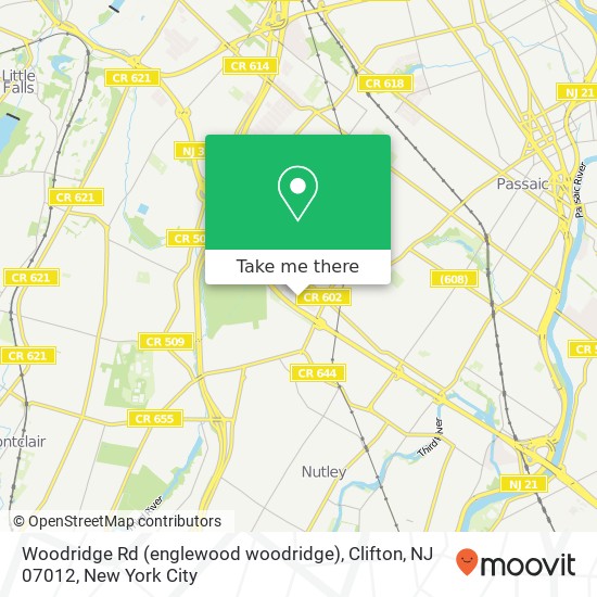 Woodridge Rd (englewood woodridge), Clifton, NJ 07012 map