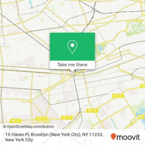10 Haven Pl, Brooklyn (New York City), NY 11233 map