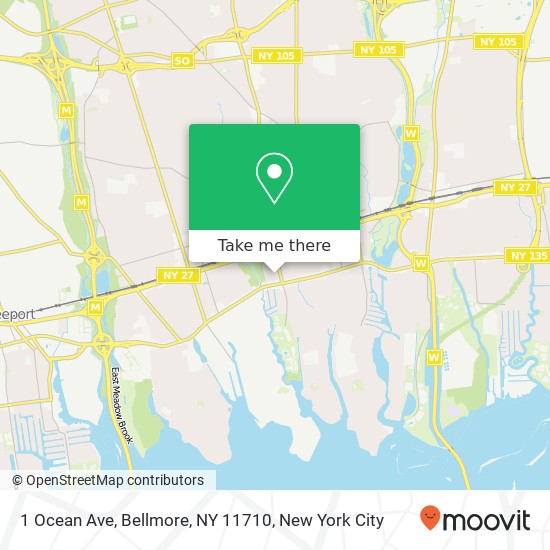 1 Ocean Ave, Bellmore, NY 11710 map