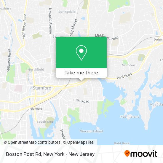 Boston Post Rd map