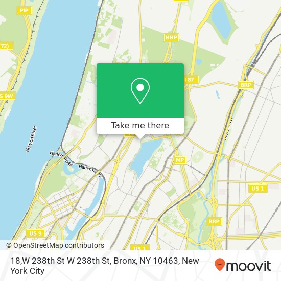 18,W 238th St W 238th St, Bronx, NY 10463 map