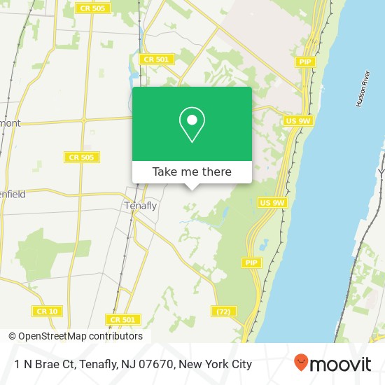 1 N Brae Ct, Tenafly, NJ 07670 map