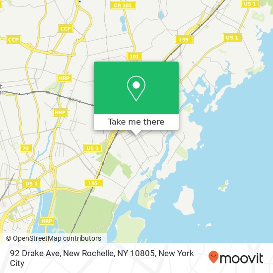 92 Drake Ave, New Rochelle, NY 10805 map