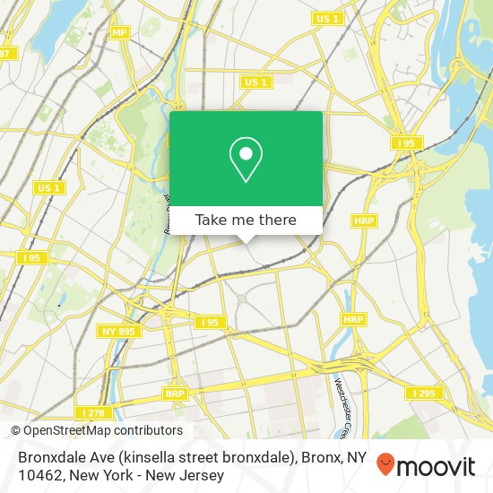 Bronxdale Ave (kinsella street bronxdale), Bronx, NY 10462 map