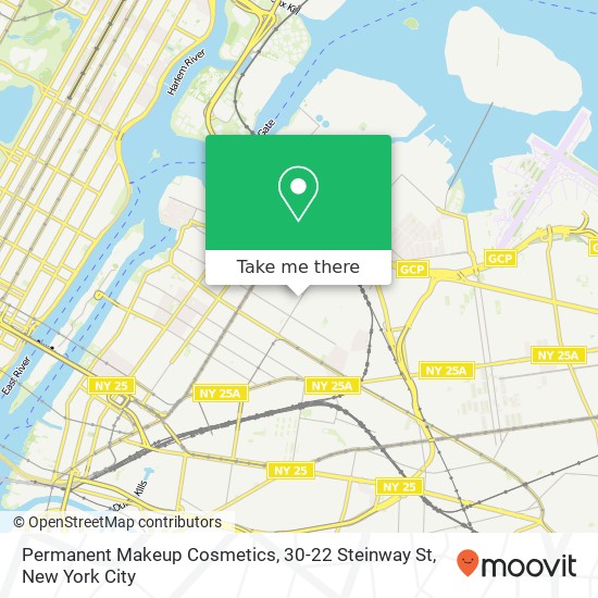 Permanent Makeup Cosmetics, 30-22 Steinway St map