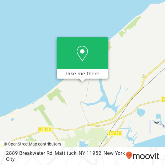 2889 Breakwater Rd, Mattituck, NY 11952 map
