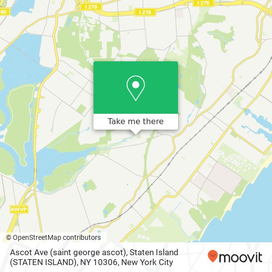 Ascot Ave (saint george ascot), Staten Island (STATEN ISLAND), NY 10306 map