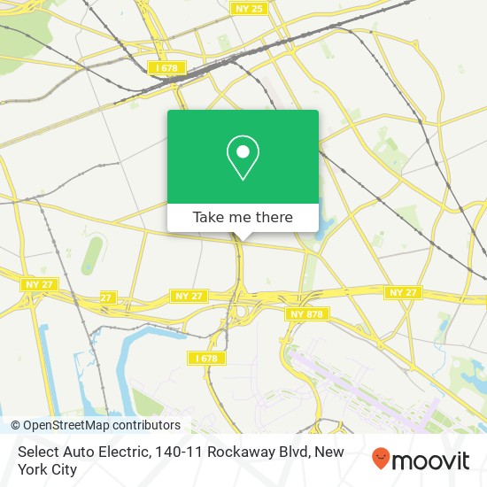 Mapa de Select Auto Electric, 140-11 Rockaway Blvd