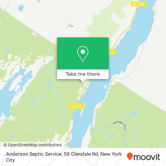 Anderson Septic Service, 58 Glendale Rd map