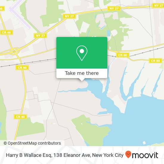 Harry B Wallace Esq, 138 Eleanor Ave map