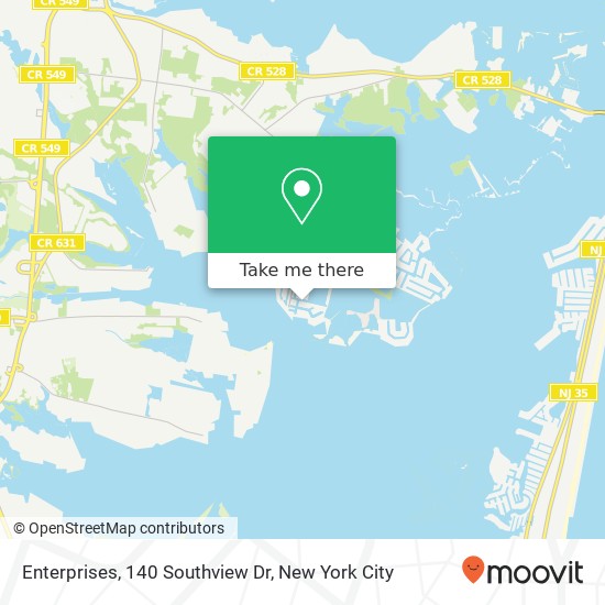 Mapa de Enterprises, 140 Southview Dr