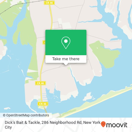 Dick's Bait & Tackle, 286 Neighborhood Rd map