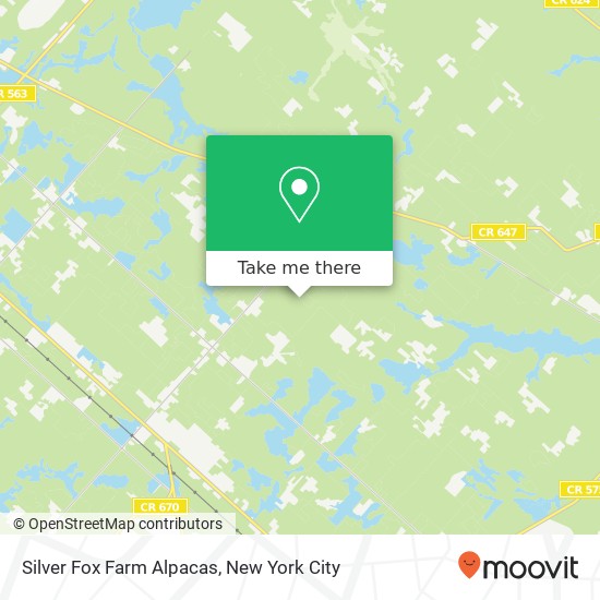 Mapa de Silver Fox Farm Alpacas