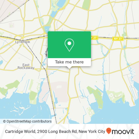 Mapa de Cartridge World, 2900 Long Beach Rd