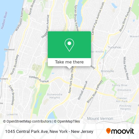 Mapa de 1045 Central Park Ave