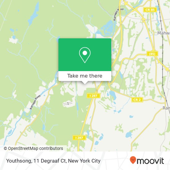 Mapa de Youthsong, 11 Degraaf Ct