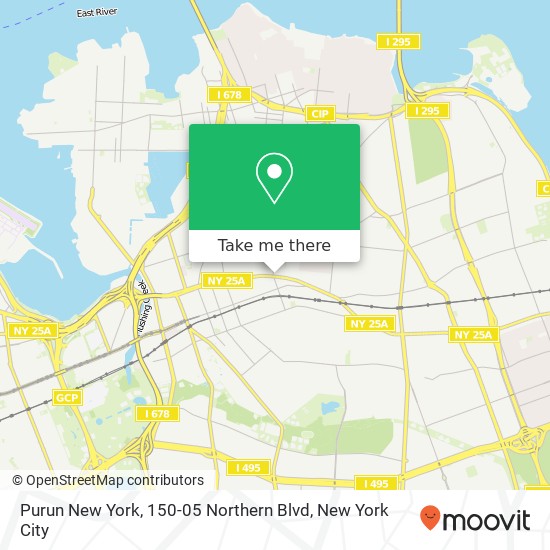 Purun New York, 150-05 Northern Blvd map