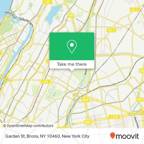 Garden St, Bronx, NY 10460 map