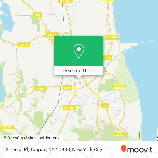 2 Teena Pl, Tappan, NY 10983 map