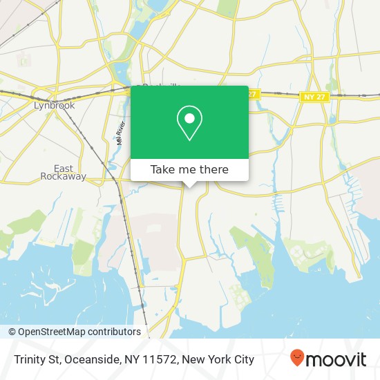 Trinity St, Oceanside, NY 11572 map