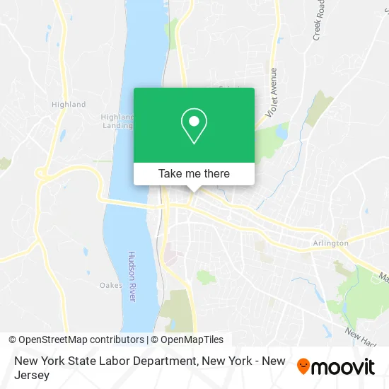 New York State Labor Department map