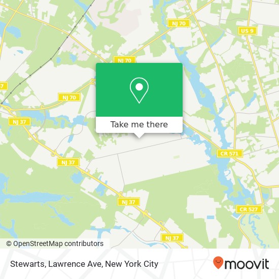 Mapa de Stewarts, Lawrence Ave