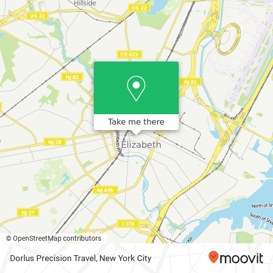 Mapa de Dorlus Precision Travel