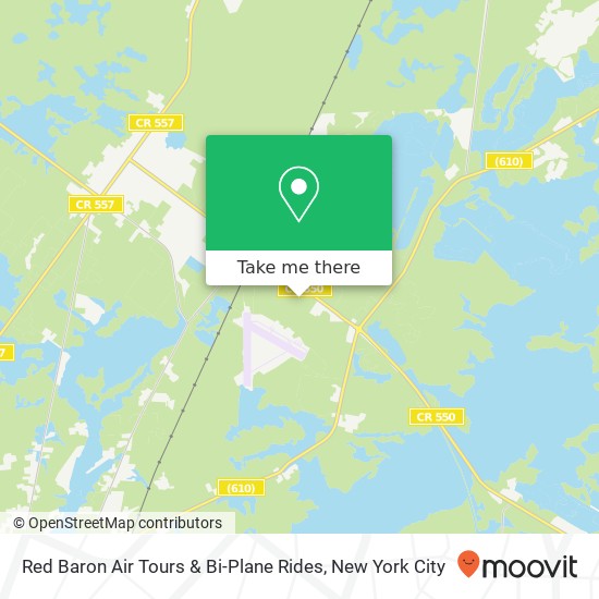 Red Baron Air Tours & Bi-Plane Rides map