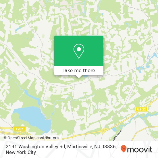 2191 Washington Valley Rd, Martinsville, NJ 08836 map