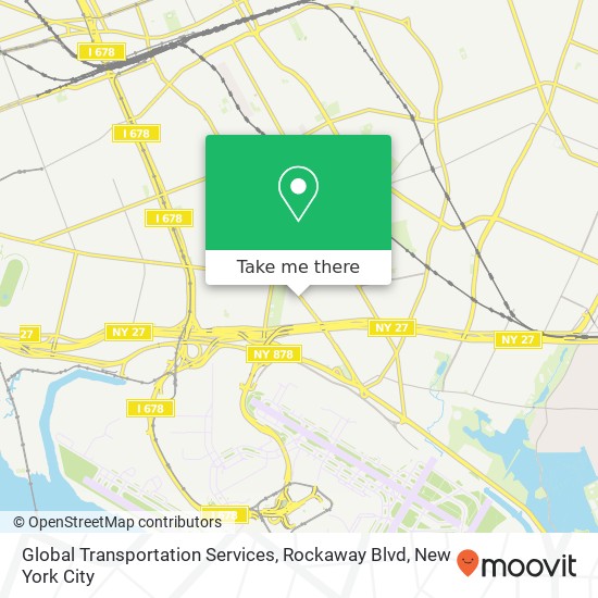 Global Transportation Services, Rockaway Blvd map