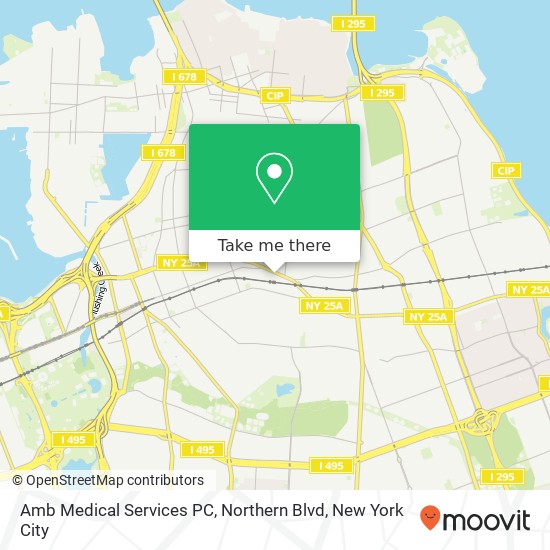 Mapa de Amb Medical Services PC, Northern Blvd