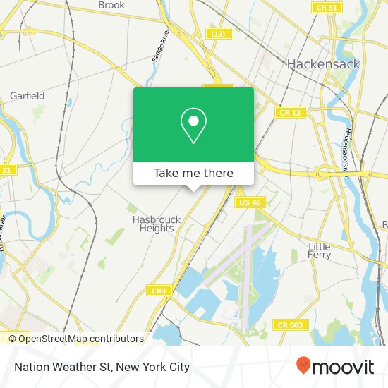 Nation Weather St map