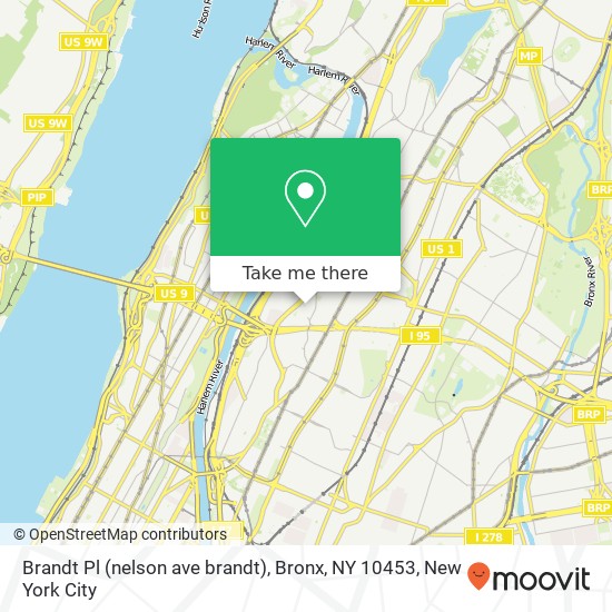 Brandt Pl (nelson ave brandt), Bronx, NY 10453 map