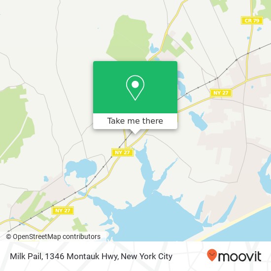 Mapa de Milk Pail, 1346 Montauk Hwy