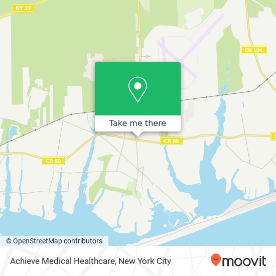 Achieve Medical Healthcare, 10 Old Riverhead Rd map