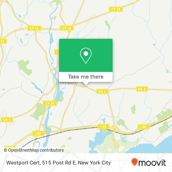 Westport Cert, 515 Post Rd E map