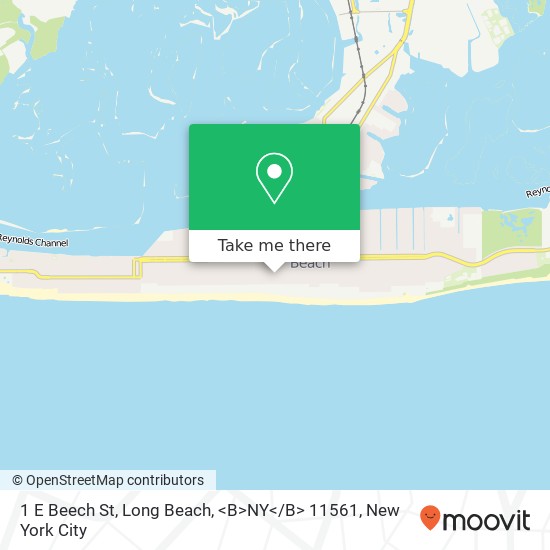 1 E Beech St, Long Beach, <B>NY< / B> 11561 map