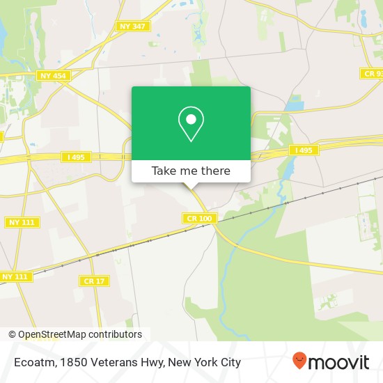 Ecoatm, 1850 Veterans Hwy map