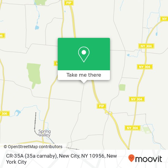 Mapa de CR-35A (35a carnaby), New City, NY 10956