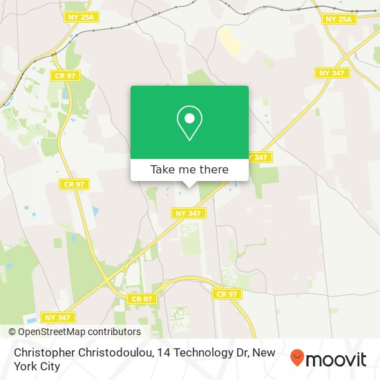 Mapa de Christopher Christodoulou, 14 Technology Dr