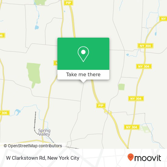 Mapa de W Clarkstown Rd, New City (Clarkstown, Town of), NY 10956